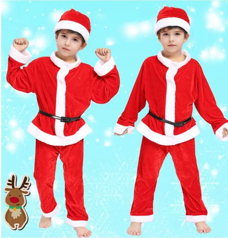 Christmas Performance Costume Set Santa & Holiday Outfits