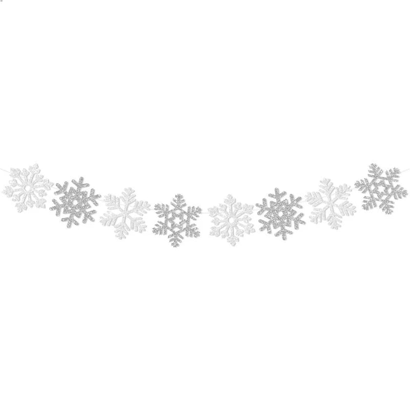 Snowflake Hanging Ornaments Tree Decor