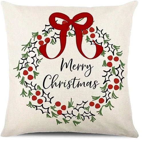 Merry Christmas Pillow Covers Set