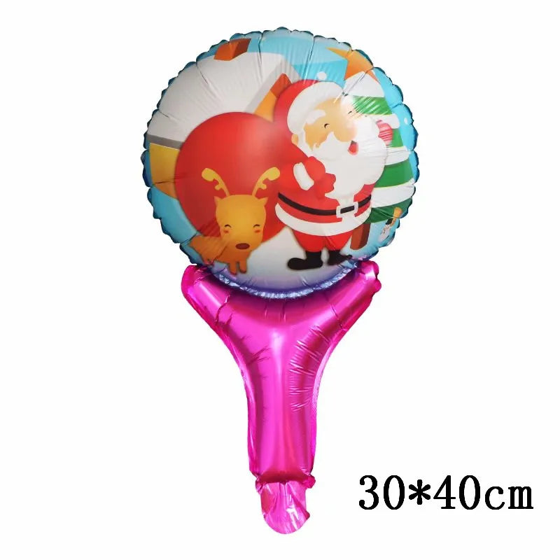 Christmas Foil Balloons Set Decor