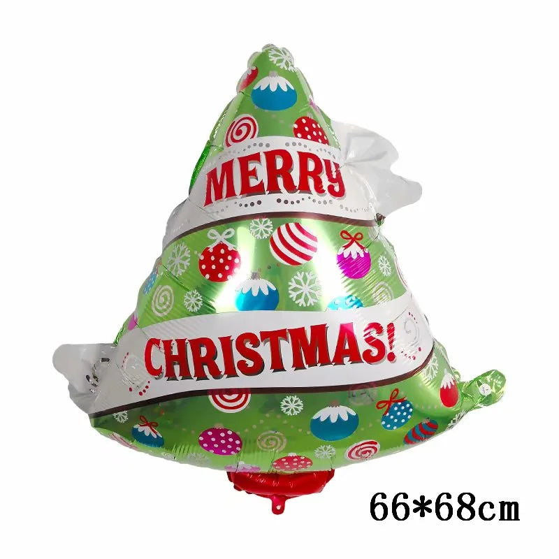 Christmas Foil Balloons Set Decor