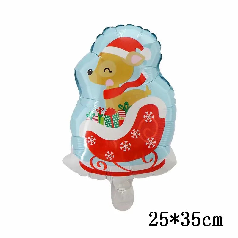 Christmas Foil Balloons Set Decor