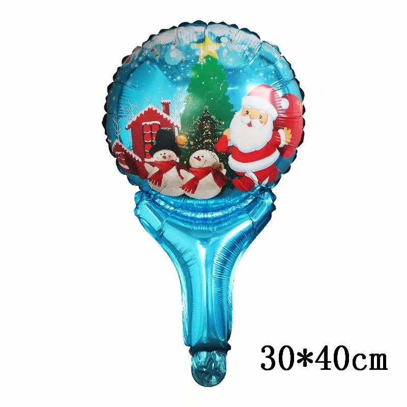 Christmas Foil Balloons Set Decor