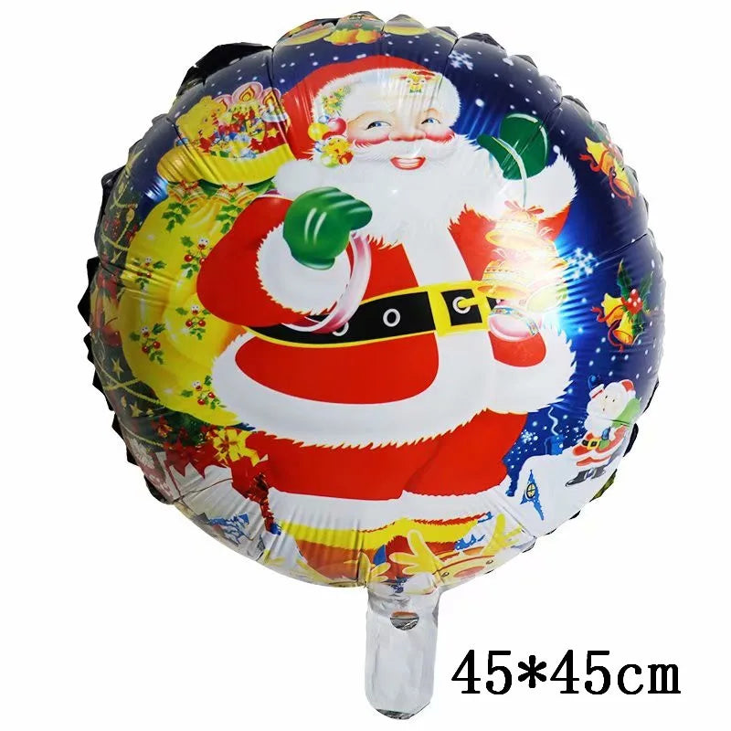 Christmas Foil Balloons Set Decor