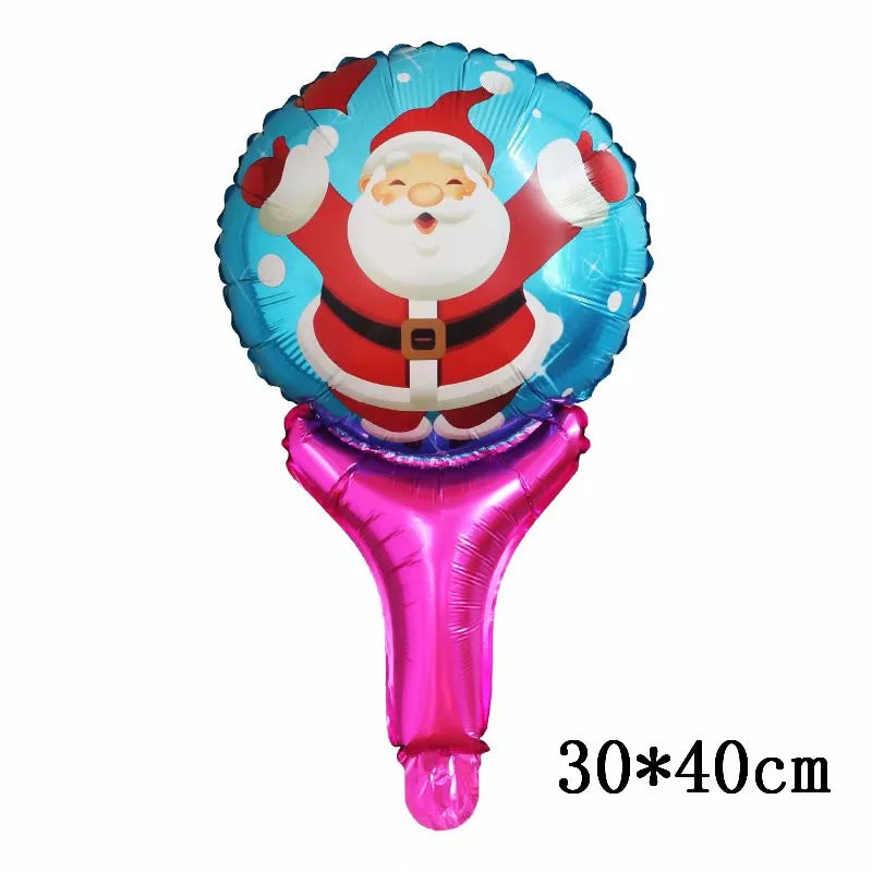 Christmas Foil Balloons Set Decor
