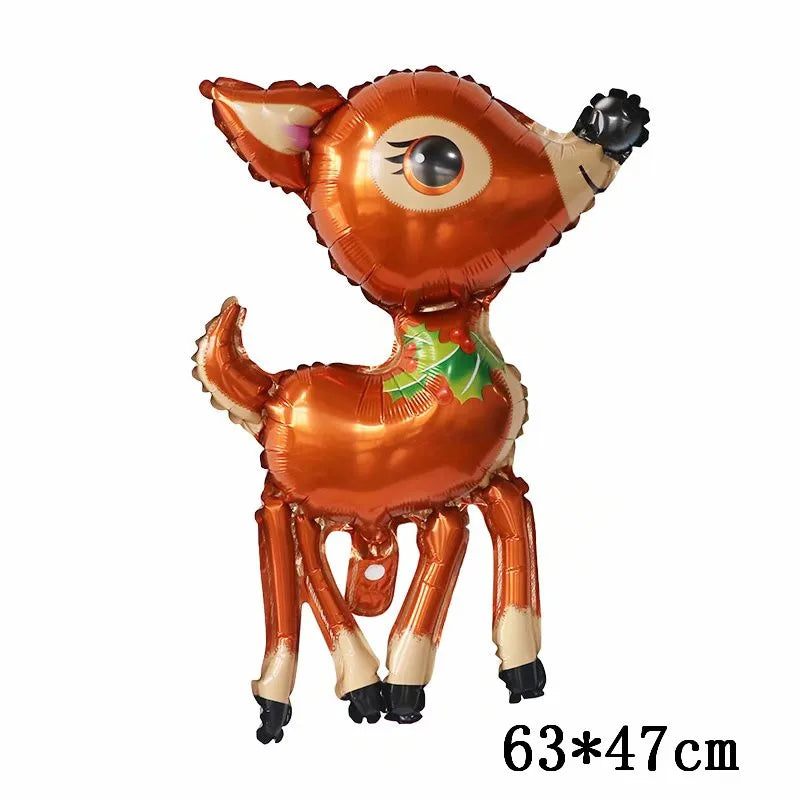 Christmas Foil Balloons Set Decor