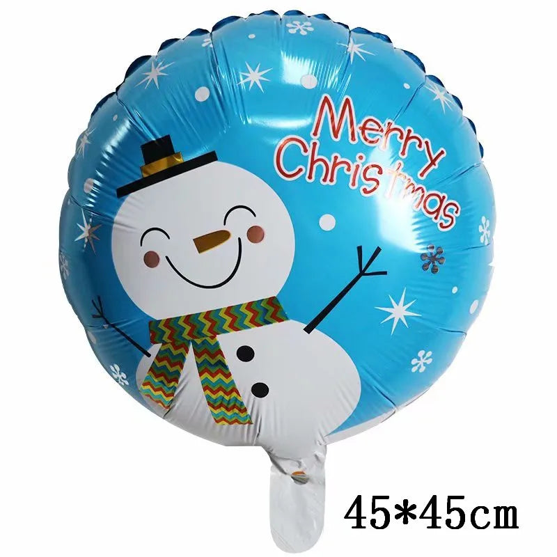 Christmas Foil Balloons Set Decor