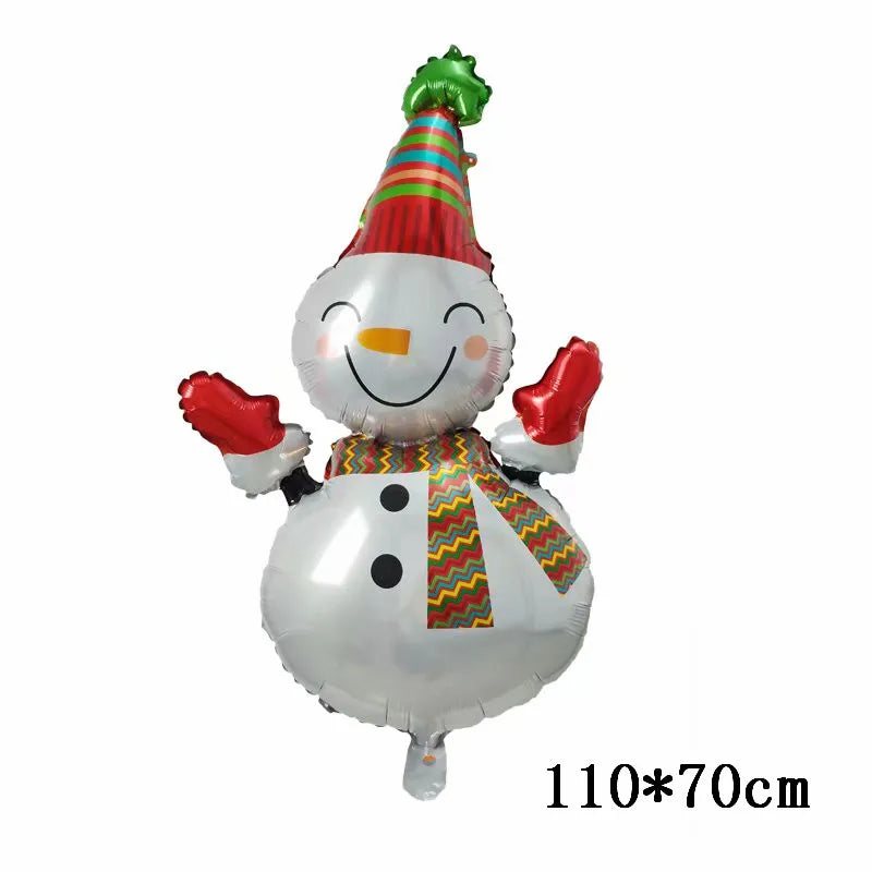 Christmas Foil Balloons Set Decor