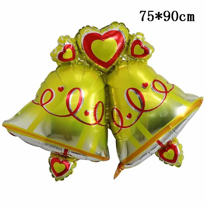 Christmas Foil Balloons Set Decor