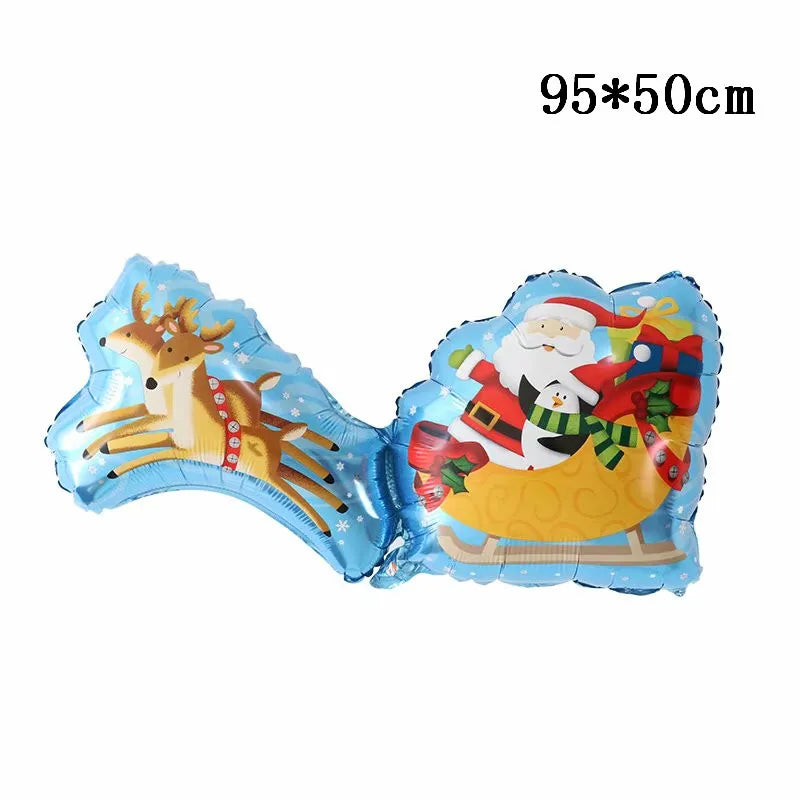 Christmas Foil Balloons Set Decor