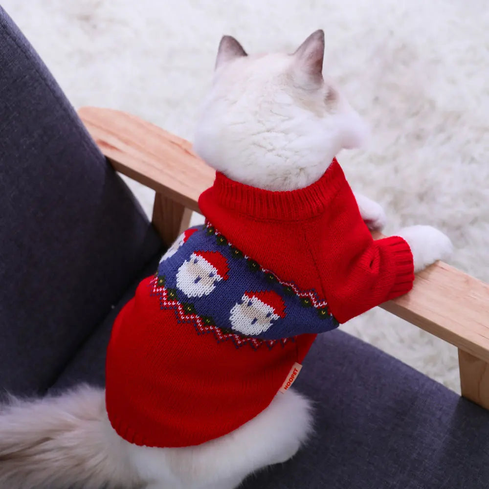 Christmas Pet Clothes Cotton Vest Shirt for Cats & Dogs