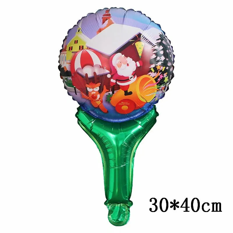 Christmas Foil Balloons Set Decor