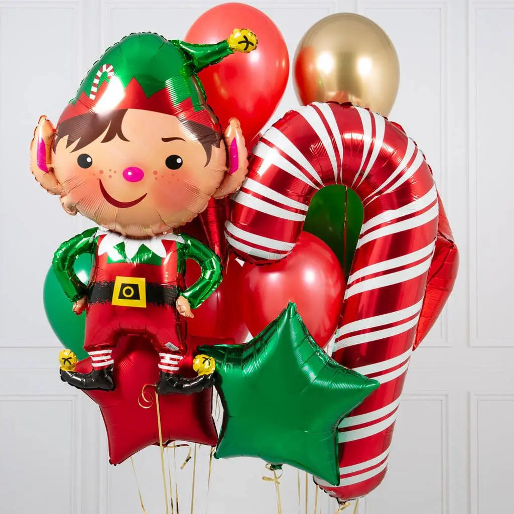 Christmas Foil Balloons Set Decor