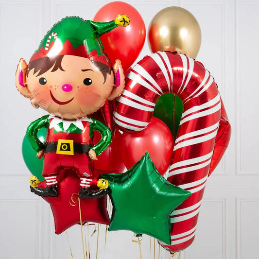 Christmas Foil Balloons Set Decor