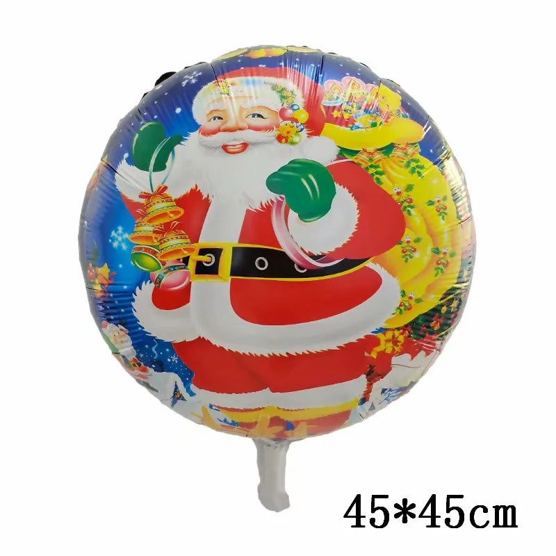 Christmas Foil Balloons Set Decor