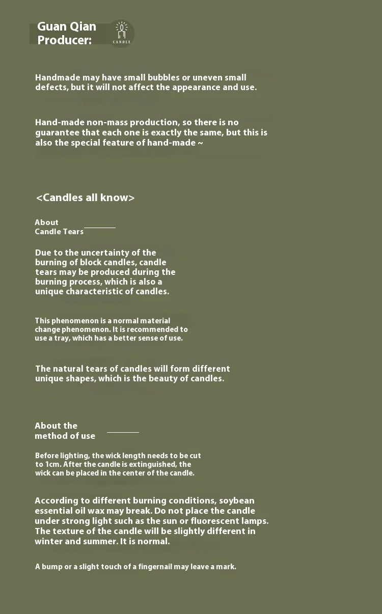 Handmade Christmas Tree Scented Candle Decor