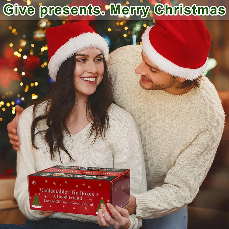 Christmas Scented Candles Set Aromatherapy Gift 12 pcs