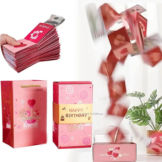 Christmas Surprise Gift Box Folding Pop Up Design