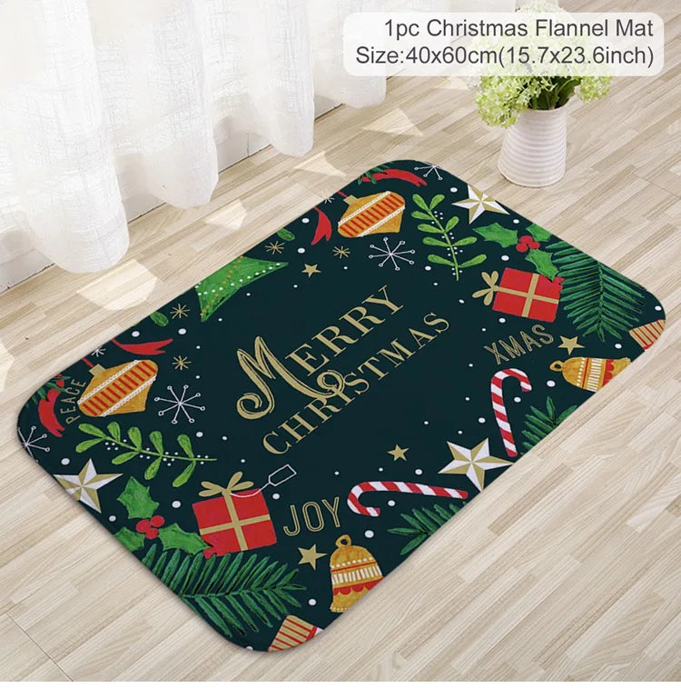 Santa Claus Door Mat Christmas Decor