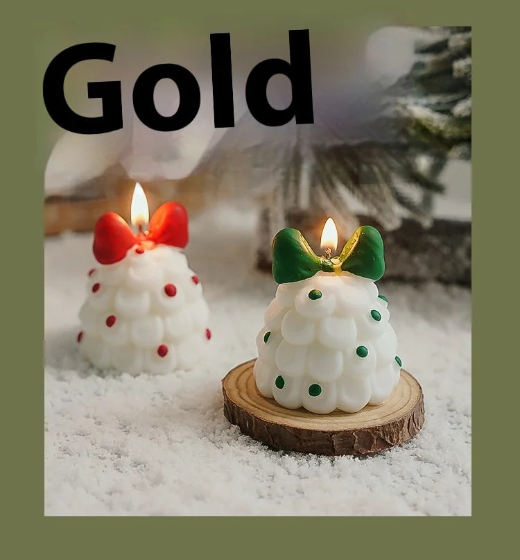 Handmade Christmas Tree Scented Candle Decor
