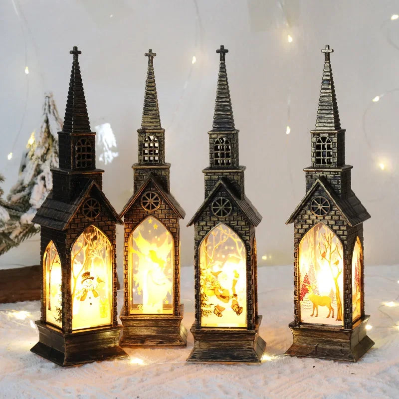 Christmas LED Lantern Light Home Decor