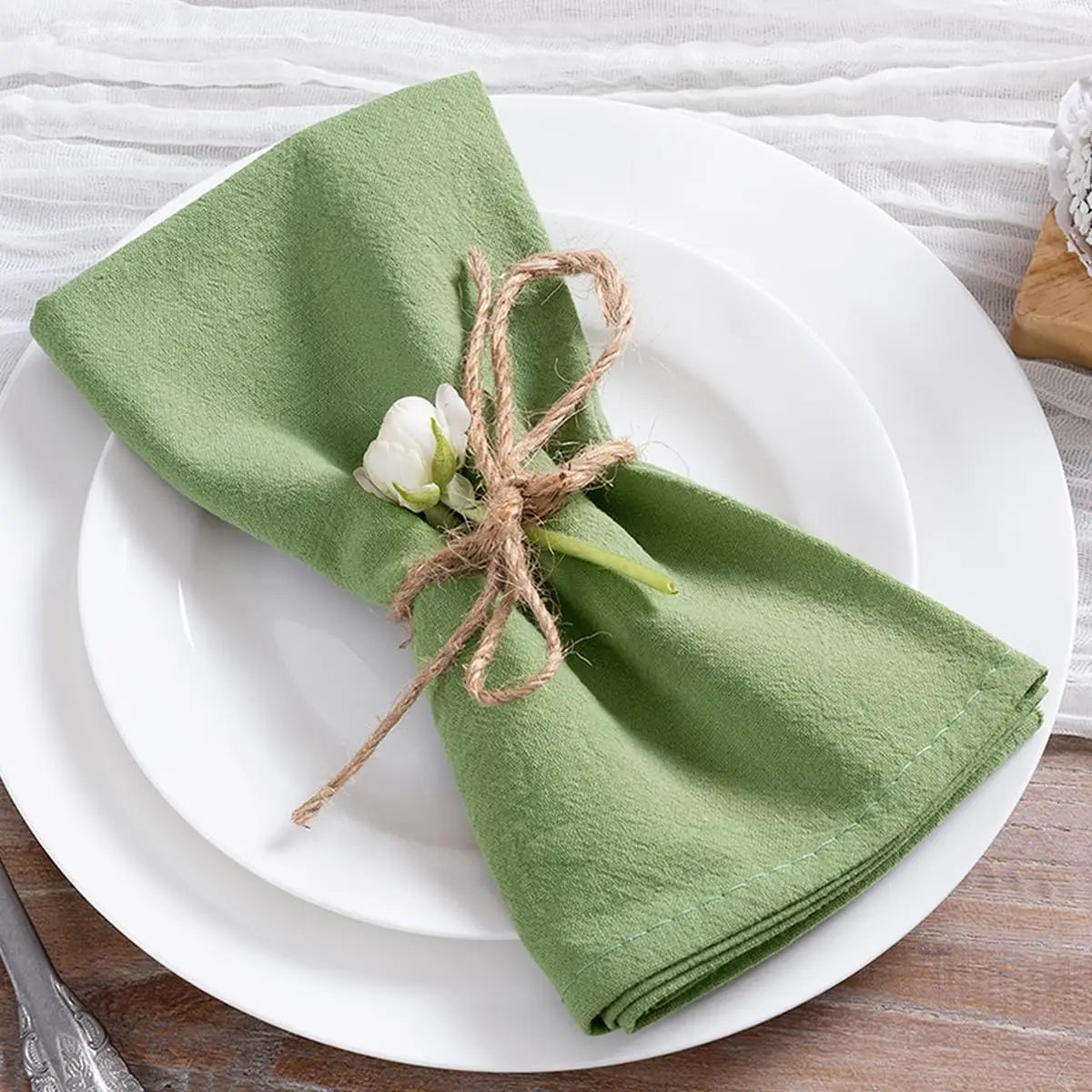 Christmas Cotton Napkins Set 8 pcs