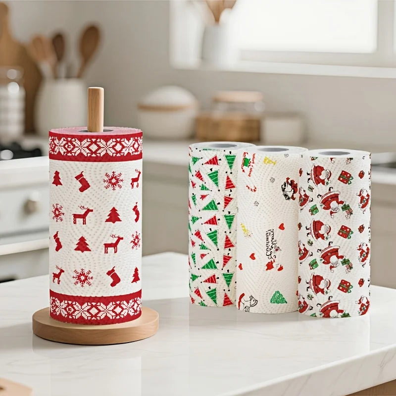 Christmas Paper Towels Decorative Kitchen  Set