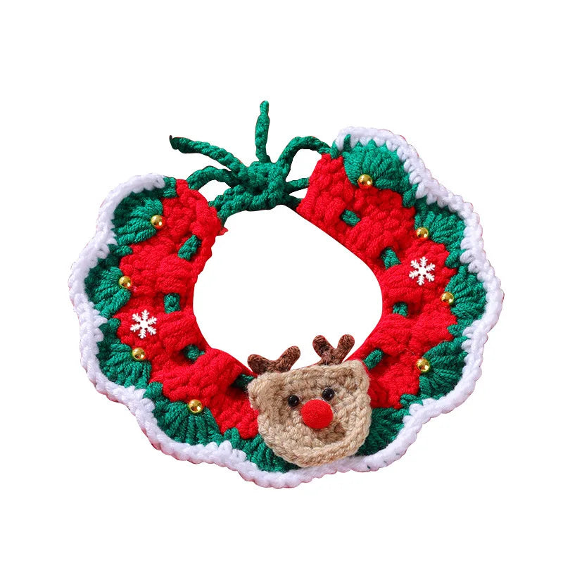 Christmas Pet Scarf Cute Collar For Cats & Dogs