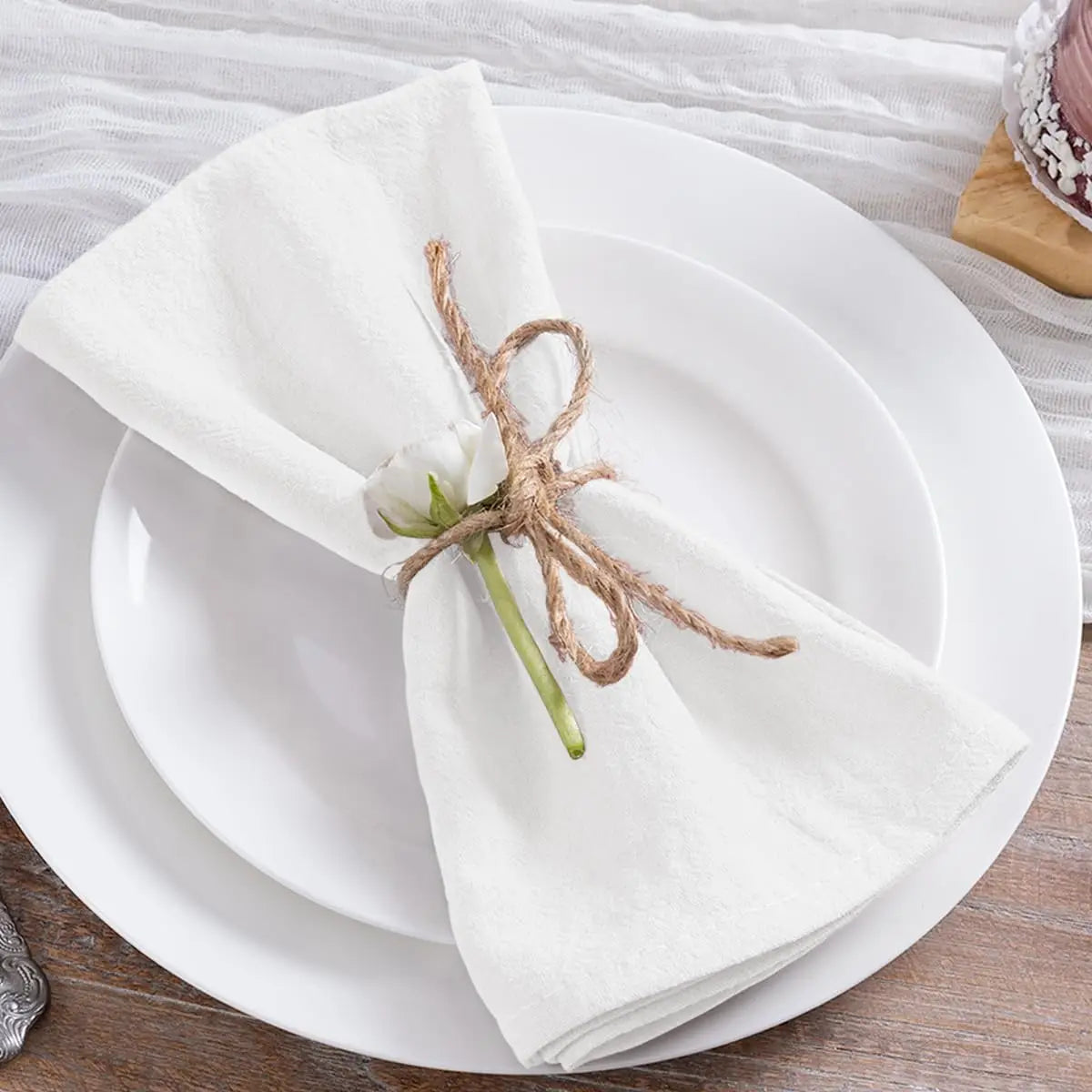 Christmas Cotton Napkins Set 8 pcs