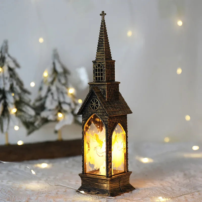 Christmas LED Lantern Light Home Decor