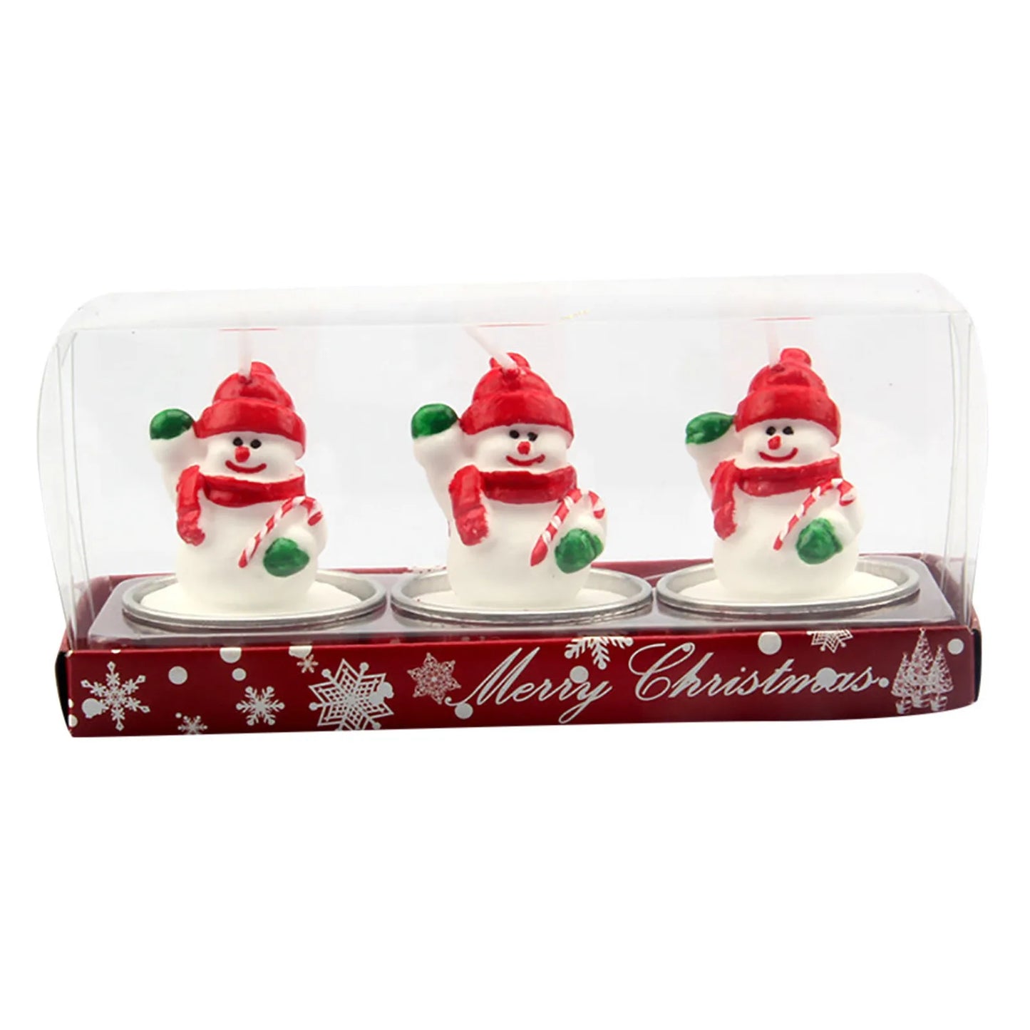 Christmas Scented Candle Tree & Santa Design Decor