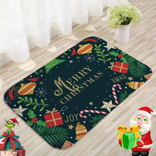 Santa Claus Door Mat Christmas Decor