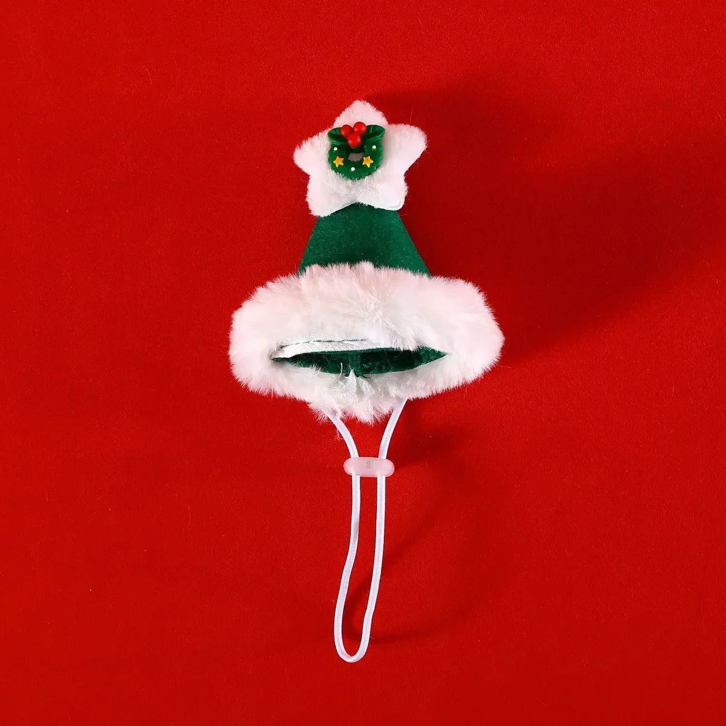 Christmas Pet Hat & scarf Set Knitted Holiday Accessory