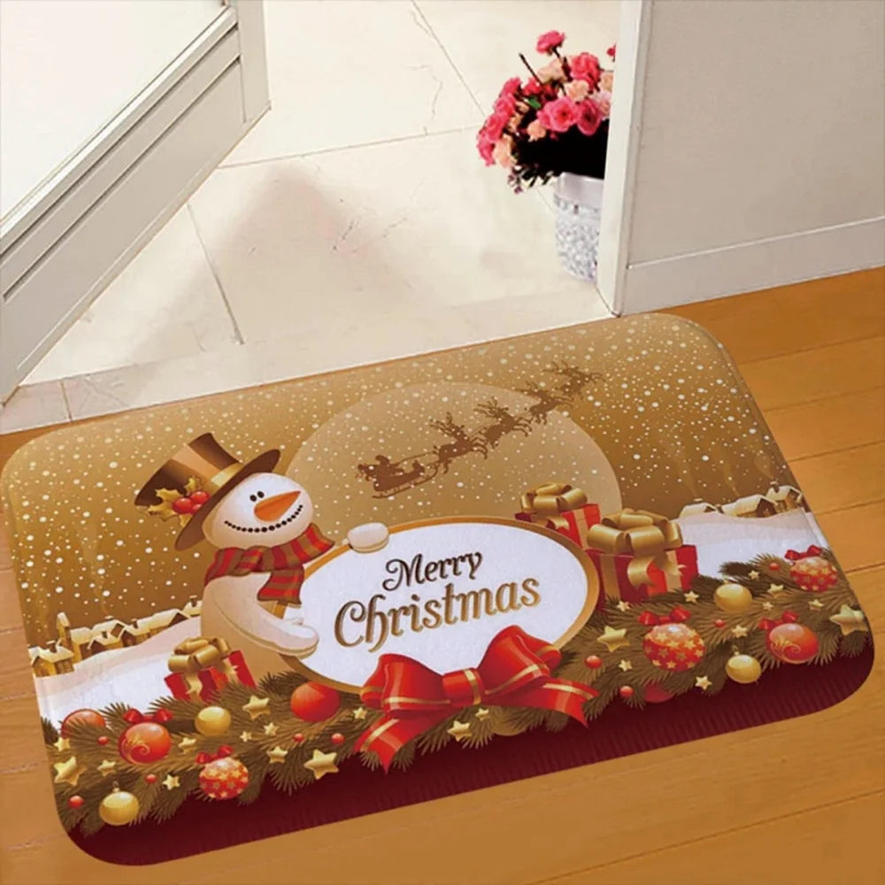 Santa Claus Door Mat Christmas Decor