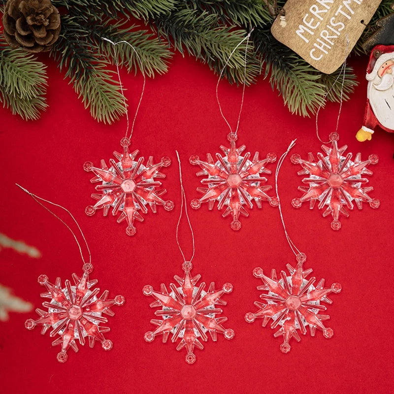 Snowflake Hanging Ornaments Tree Decor