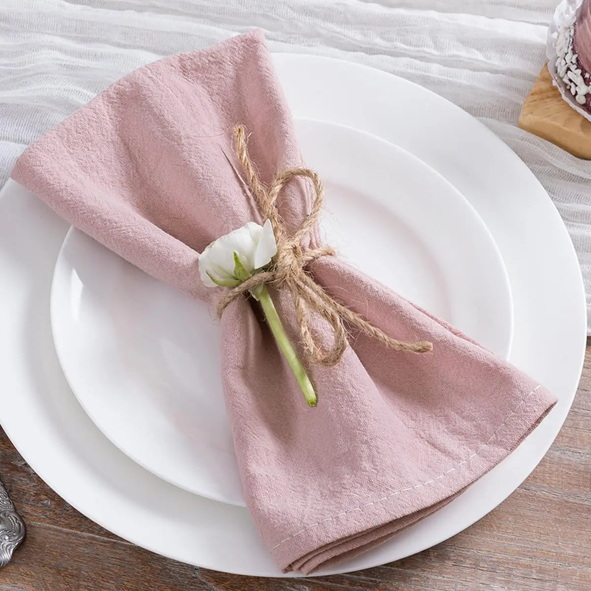 Christmas Cotton Napkins Set 8 pcs