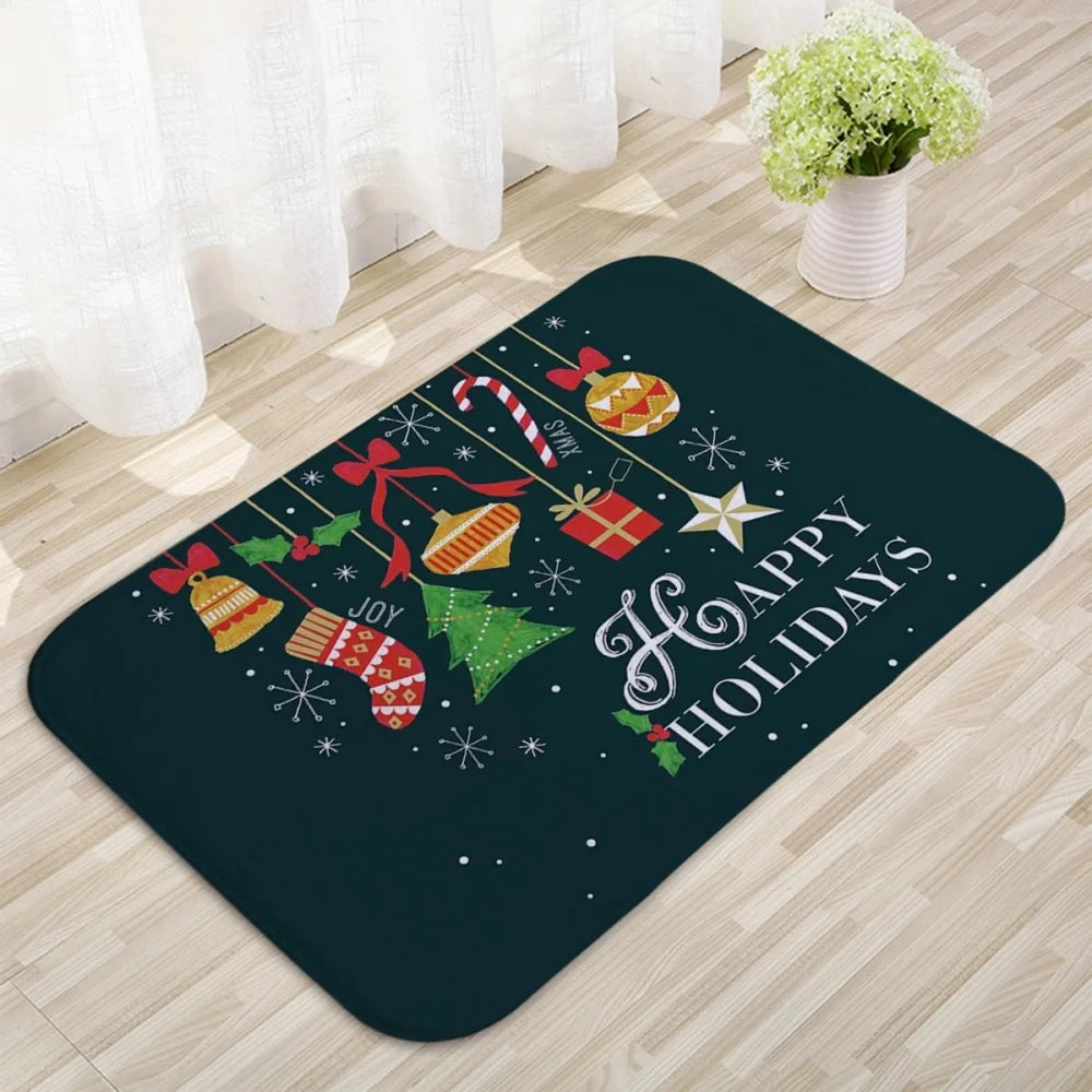 Santa Claus Door Mat Christmas Decor