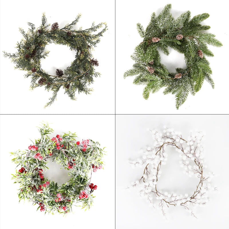 Christmas pine Garland Holiday Decor