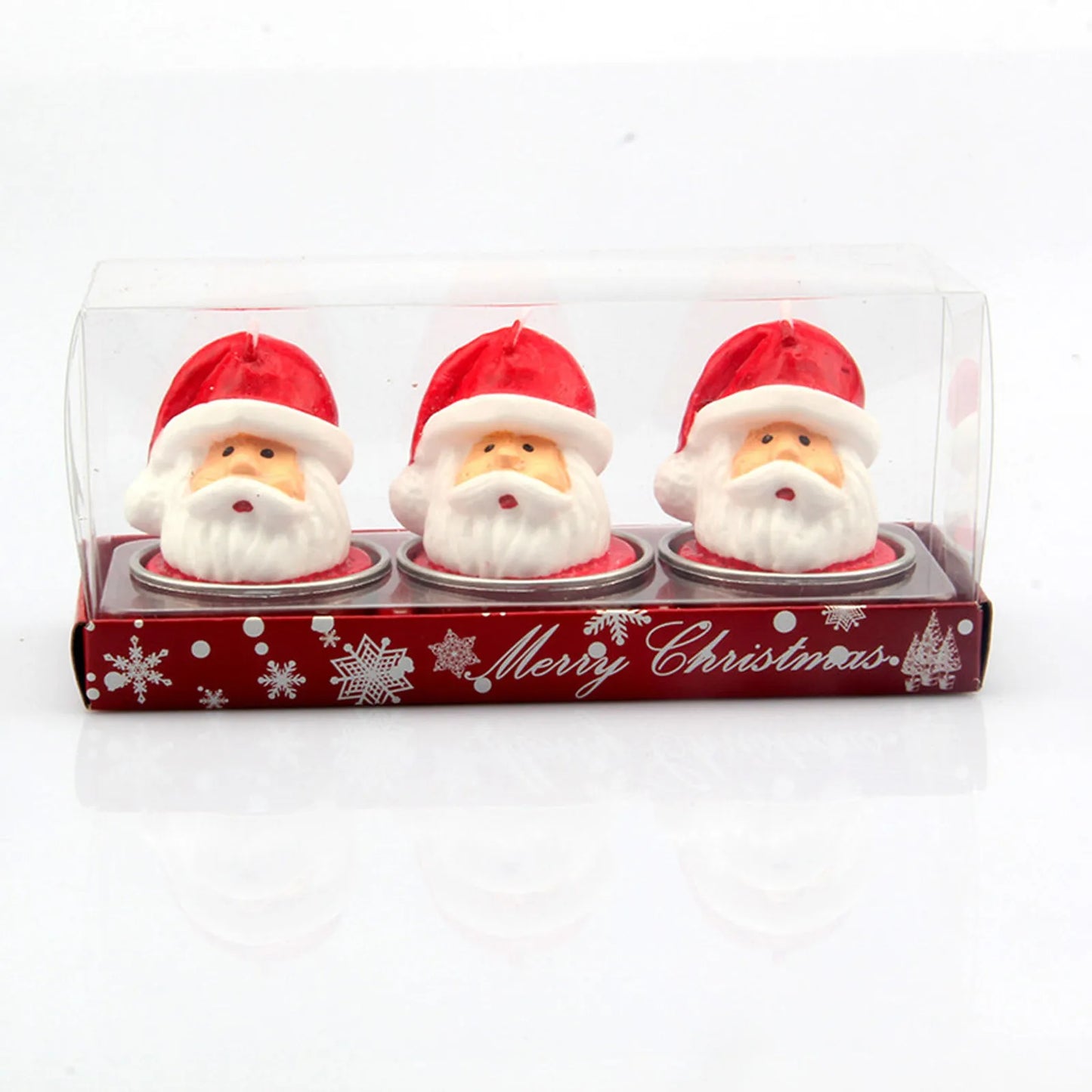 Christmas Scented Candle Tree & Santa Design Decor