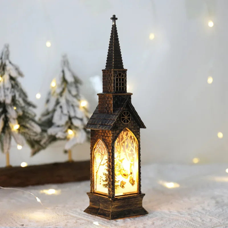 Christmas LED Lantern Light Home Decor