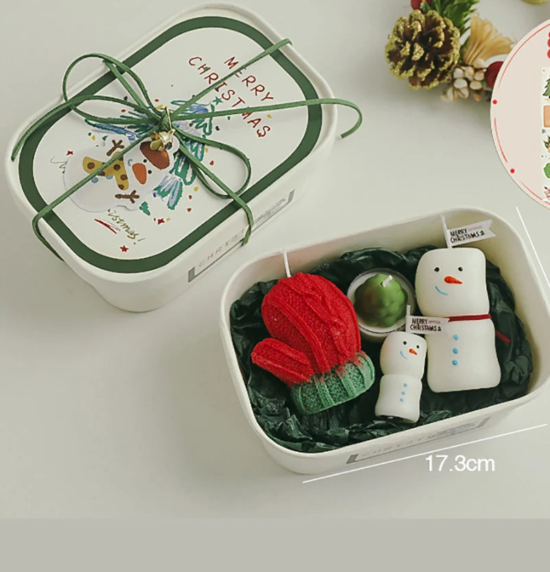 Festive Christmas Scented Candle Holiday Aromatherapy Decor