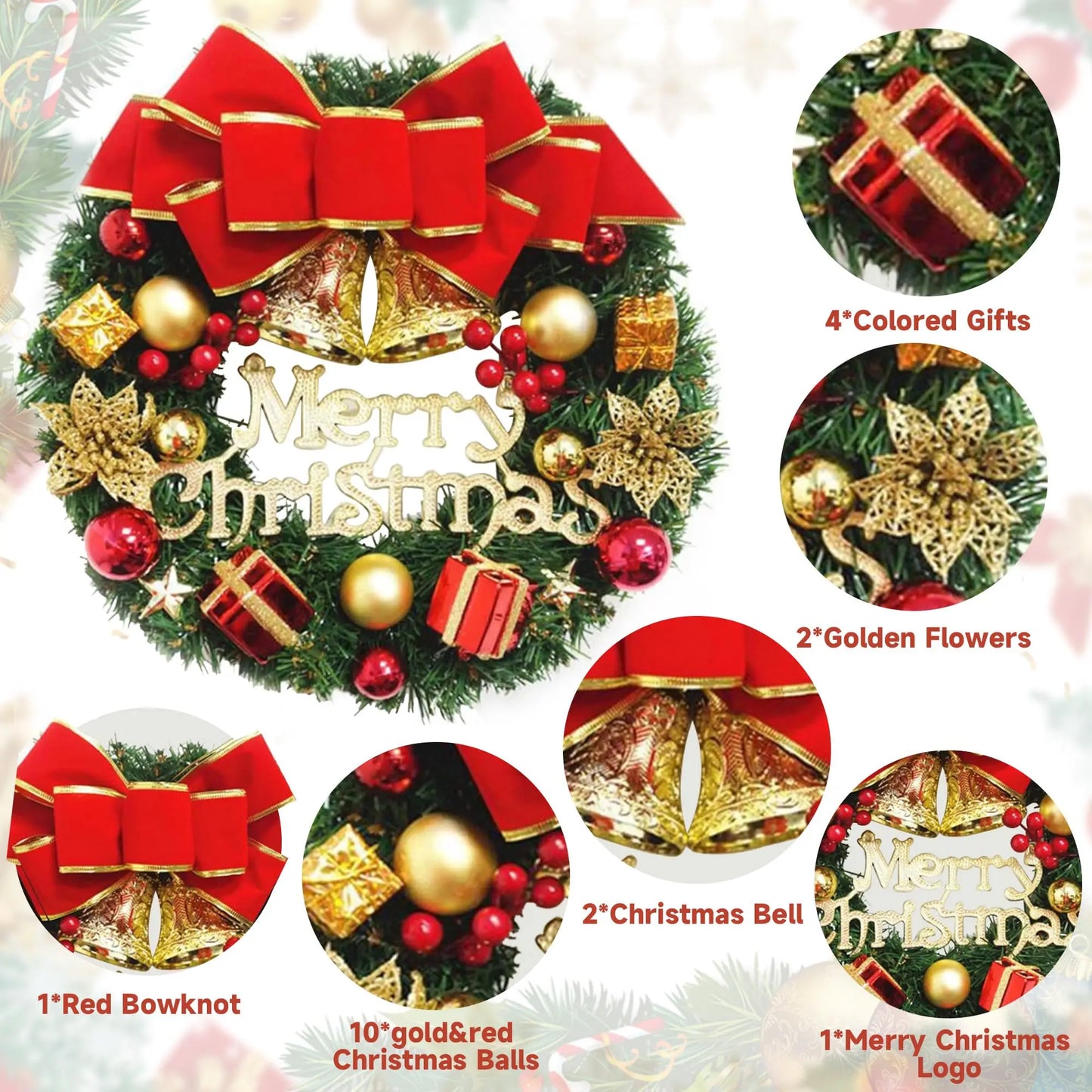 Handmade Christmas Wreath Decor