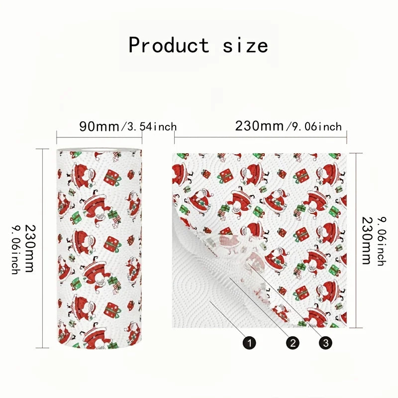 Christmas Paper Towels Decorative Kitchen  Set