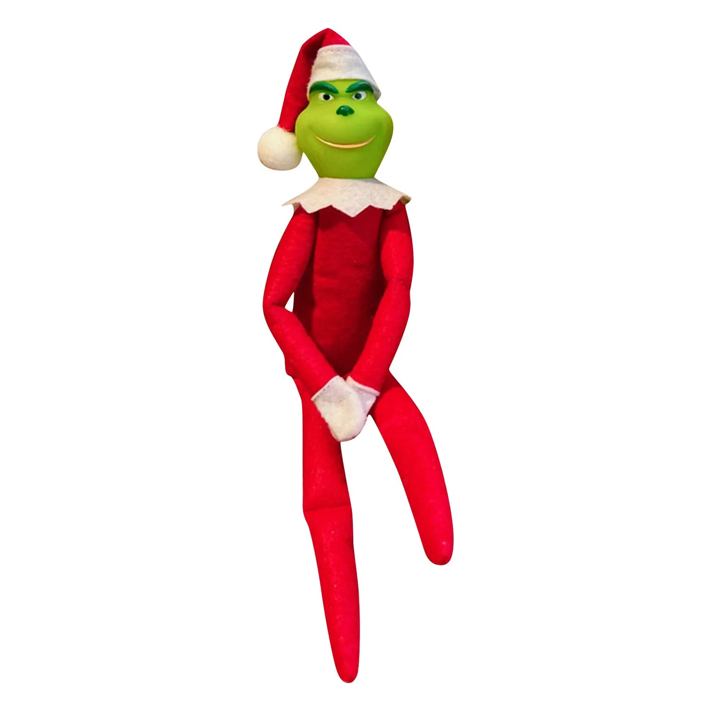 Christmas Grinch Plush Doll Holiday Decor