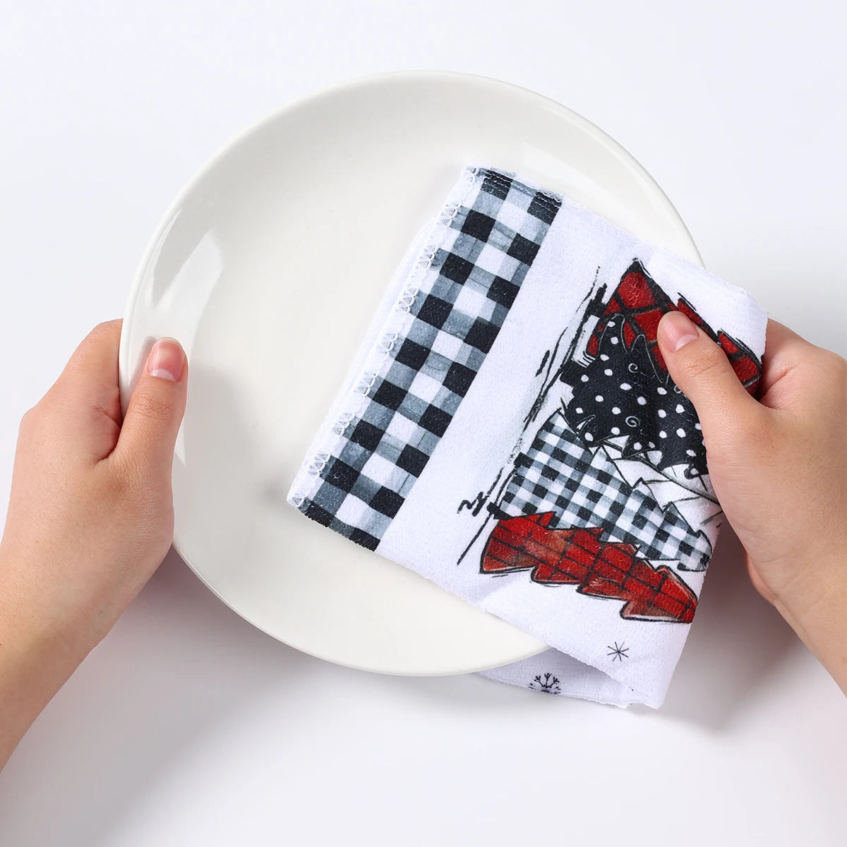 Christmas Kitchen Towels Holiday Home Decor Set