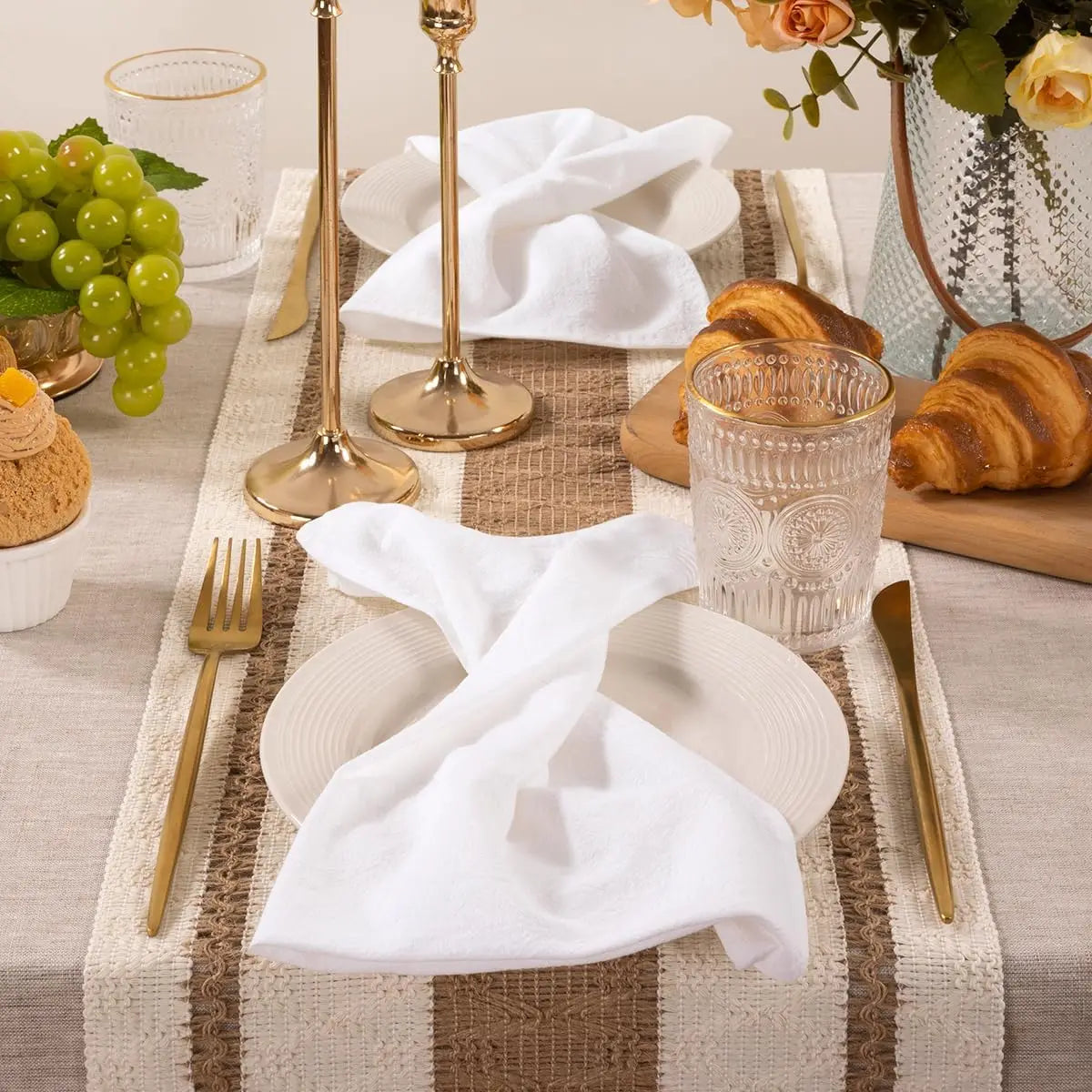 Christmas Cotton Napkins Set 8 pcs