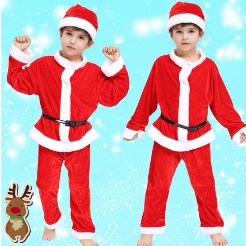 Christmas Performance Costume Set Santa & Holiday Outfits