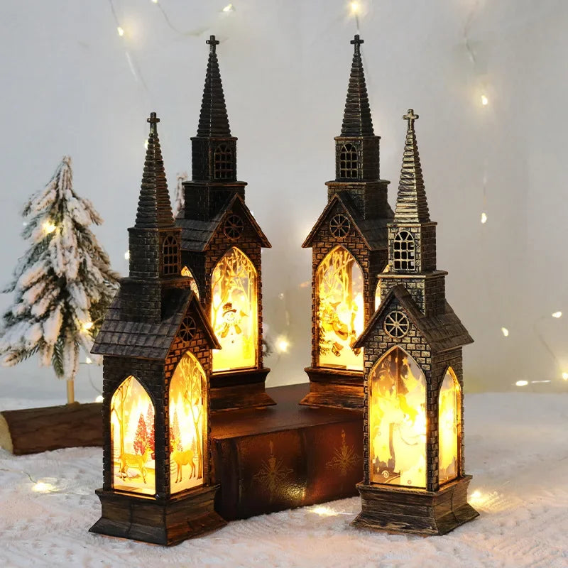Christmas LED Lantern Light Home Decor