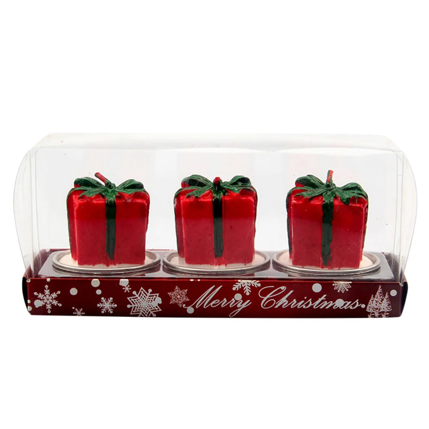 Christmas Scented Candle Tree & Santa Design Decor