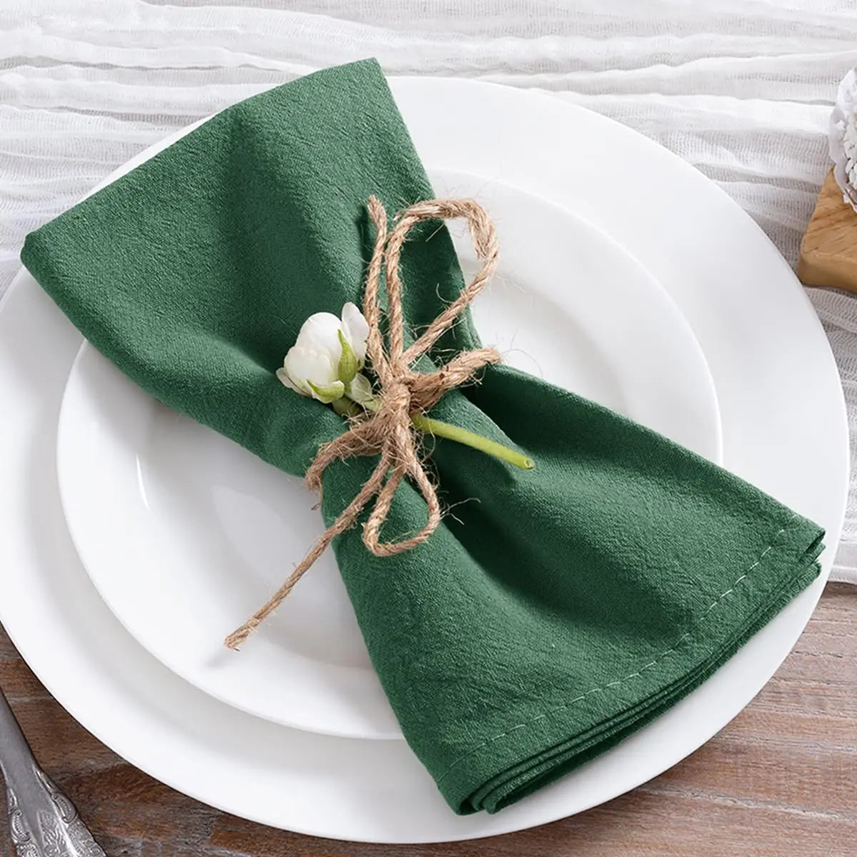 Christmas Cotton Napkins Set 8 pcs